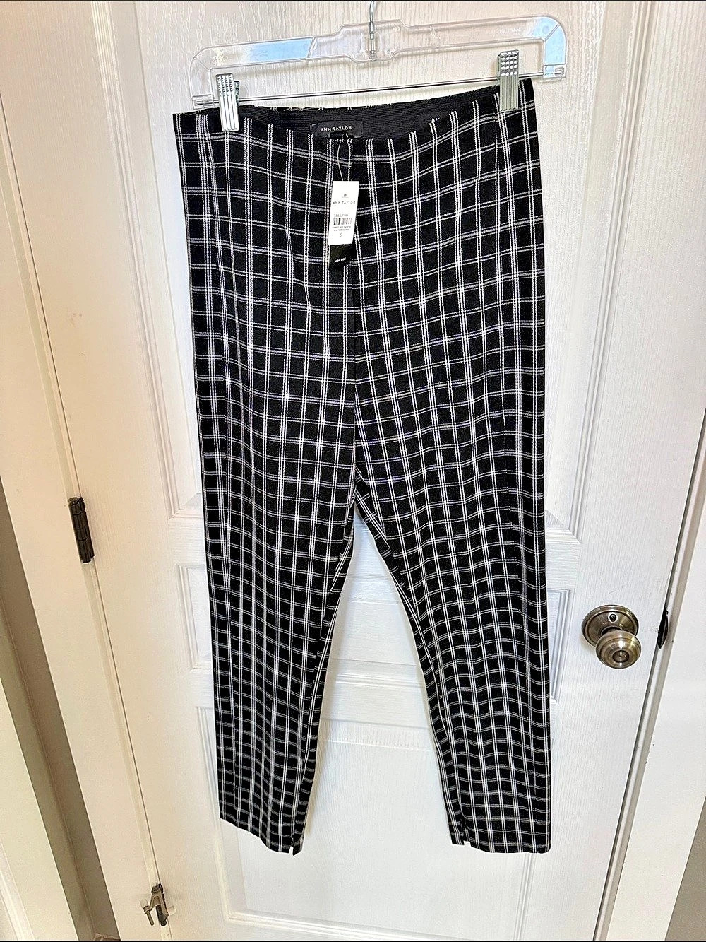 Ann Taylor The Audrey High Rise Skinny Pants in Plaid The High Rise Skinny Plaid